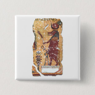 古代エジプトの女神ハトール 缶バッジ