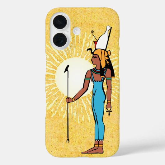 古代エジプトの女神ムト Case-Mate iPhoneケース (裏面)