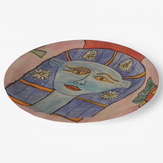 古代エジプトの女神紙プレート ペーパープレート (アングル)