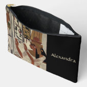 古代エジプトの女神 アクセサリーポーチ (見開き)