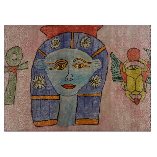 古代エジプトの女神 カッティングボード (正面)