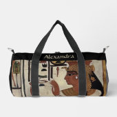 古代エジプトの女神 ダッフルバッグ (正面)