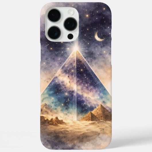 古代エジプトの宇宙ピラミッド エジプトの伝統 Case-Mate iPhoneケース (裏面)