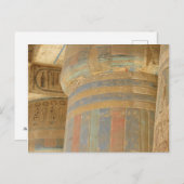古代エジプトの寺院はがき ポストカード (正面/裏面)