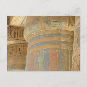 古代エジプトの寺院はがき ポストカード