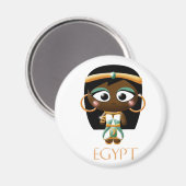 古代エジプトの少女 マグネット (正面/裏面)