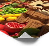 古代エジプトの市場日 ポスター (角)