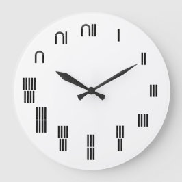 古代エジプトの数字 ラージ壁時計