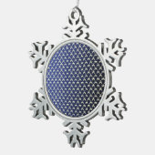 古代エジプトの星 スノーフレークピューターオーナメント (右)