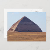 古代エジプトの曲がったピラミッド - ダフシュール ポストカード (正面/裏面)