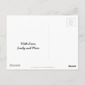 古代エジプトの書シンボル ポストカード (裏面)