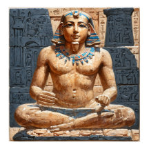 古代エジプトの書記者像