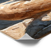 古代エジプトの書記者像 ポスター (角)