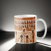 古代エジプトの死の裁判の女神マアト コーヒーマグカップ