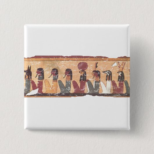 古代エジプトの死判決書 缶バッジ (正面)