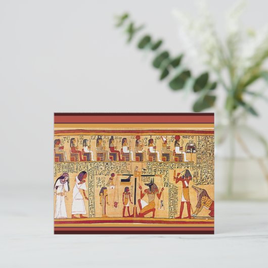 古代エジプトの死者の本。 ポストカード (スタンド正面)
