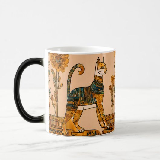 古代エジプトの猫 モーフィングマグカップ (左)