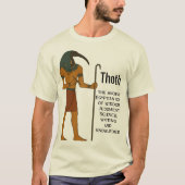 古代エジプトの知恵の神トト Tシャツ (正面)