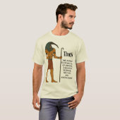 古代エジプトの知恵の神トト Tシャツ (正面フル)