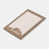 古代エジプトの砂岩のフェイク象形文字 ポストイット (アングル)