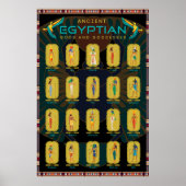 古代エジプトの神々と女神のポスター ポスター (正面)