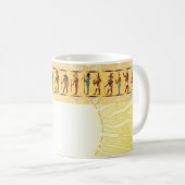 古代エジプトの神々と女神 コーヒーマグカップ (正面右)