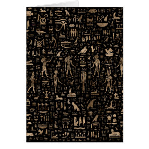 古代エジプトの神およびヒエログリフ