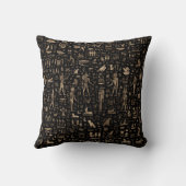 古代エジプトの神およびヒエログリフ クッション (裏面)