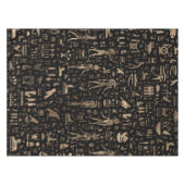 古代エジプトの神およびヒエログリフ テーブルクロス (正面(横))