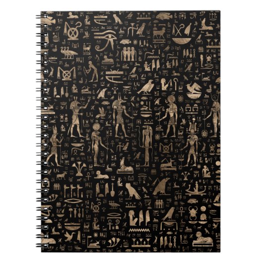 古代エジプトの神およびヒエログリフ ノートブック (正面)