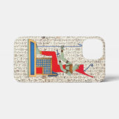古代エジプトの神と象形文字 iPhoneケース (裏面横)