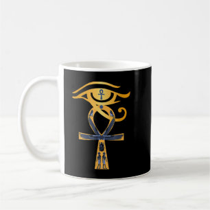 古代エジプトの神の目ホルスアンキエジプトシンボル コーヒーマグカップ
