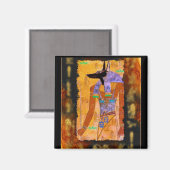 古代エジプトの神アヌビスのギフト範囲 マグネット (正面/裏面)