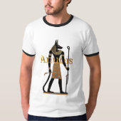 古代エジプトの神アヌビス Tシャツ (正面)