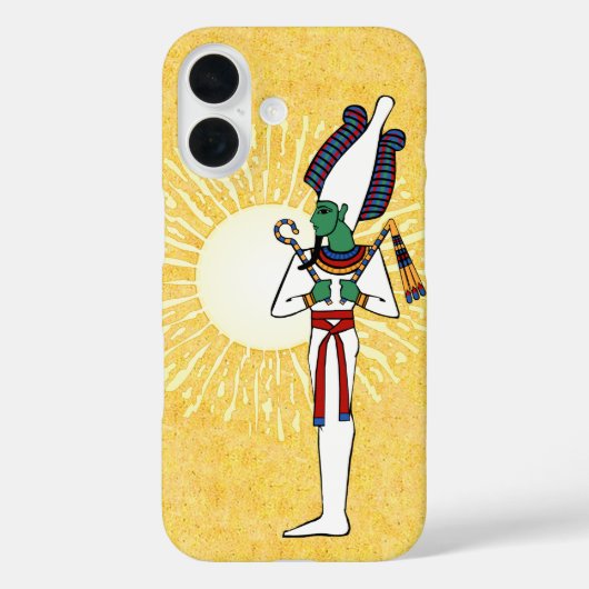 古代エジプトの神オシリス Case-Mate iPhoneケース (裏面)