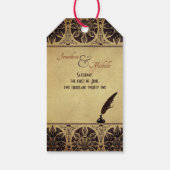 古代エジプトの神トースゴールデン結婚ズ ギフトタグ (裏面)