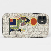 古代エジプトの神ホルス - ヒエログリフ デザイン Case-Mate iPhoneケース (裏面(横))