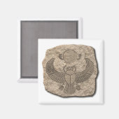 古代エジプトの神聖なスカラブストーン マグネット (正面/裏面)