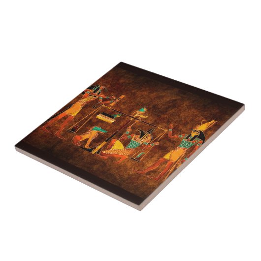 古代エジプトの神 タイル (側面)