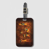 古代エジプトの神 ラゲッジタグ (正面縦)