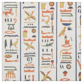 古代エジプトの絵文字パターンの背景 ファブリック (見本)