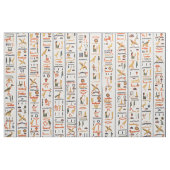 古代エジプトの絵文字パターンの背景 ファブリック (ファットクウォーター)
