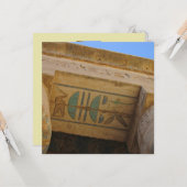 古代エジプトの絵文字フラットカード カード (正面/裏面インサイチュ)