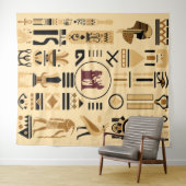 古代エジプトの絵文字 タペストリー (インサイチュ(横))
