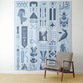 古代エジプトの絵文字 タペストリー