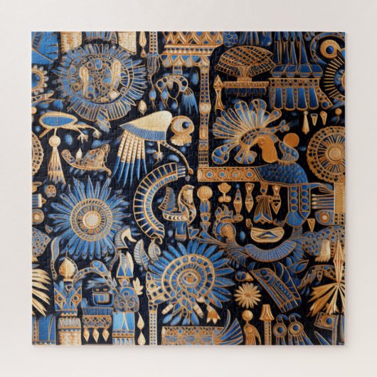 古代エジプトの織物パズル ジグソーパズル (縦)