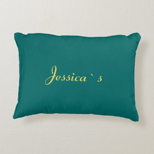 古代エジプトの美しい柄で紫とティール（緑がかった色） アクセントクッション (裏面)