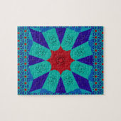 古代エジプトの美術:鮮やか曼荼羅。 ジグソーパズル (横)