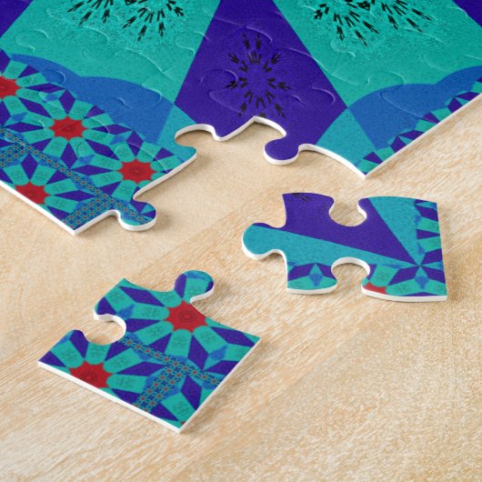 古代エジプトの美術:鮮やか曼荼羅。 ジグソーパズル (側面)