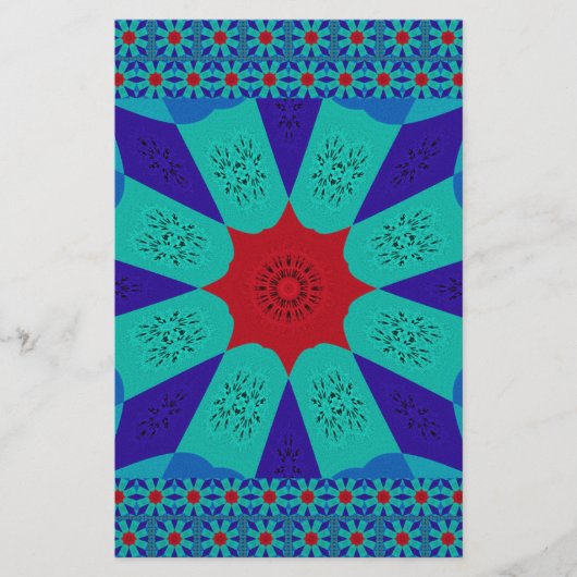 古代エジプトの美術：鮮やか曼荼羅。 便箋 (正面)